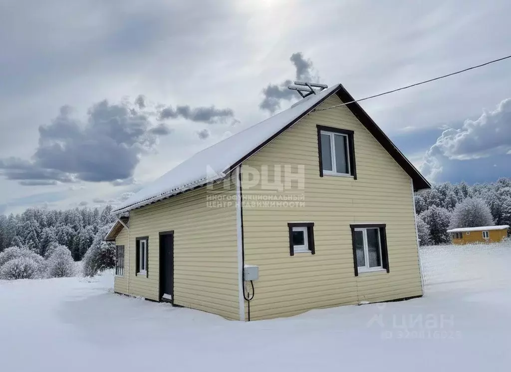 Дом в Карелия, Кондопожский район, Кончезерское с/пос, д. Западное ... - Фото 1