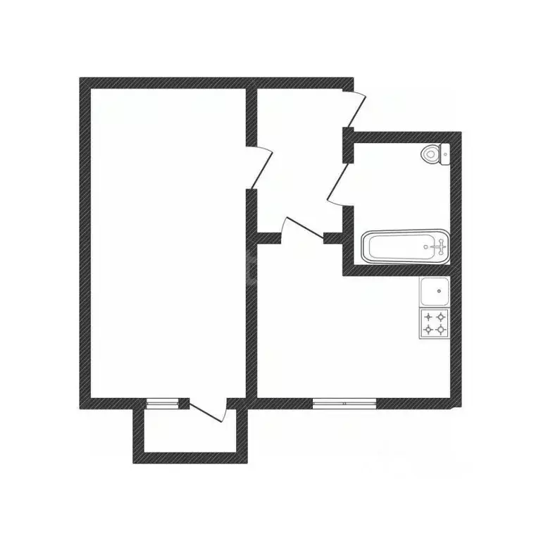 1-к кв. Алтайский край, Бийск Приречная ул., 2/3 (31.4 м) - Фото 2