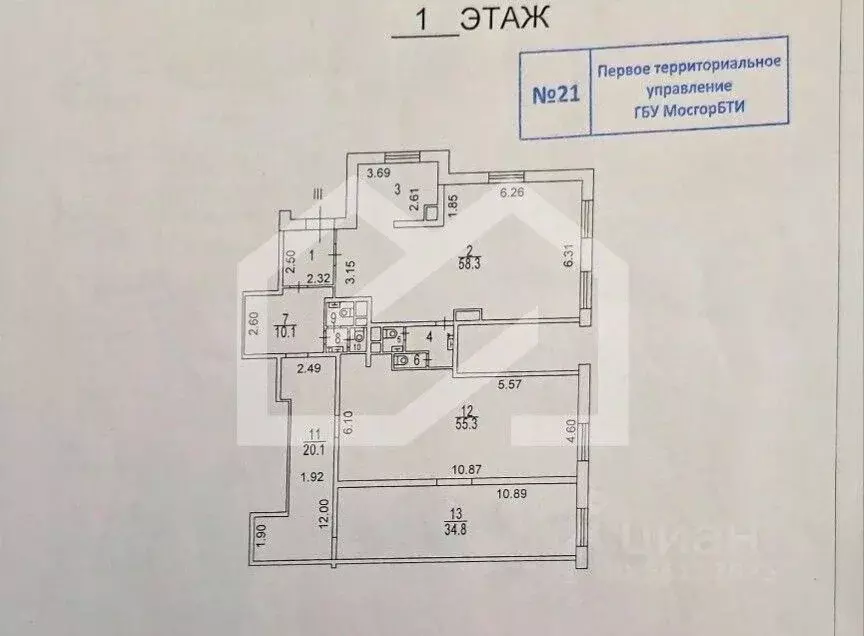 Торговая площадь в Москва ул. Пырьева, 9к2 (203 м) - Фото 2