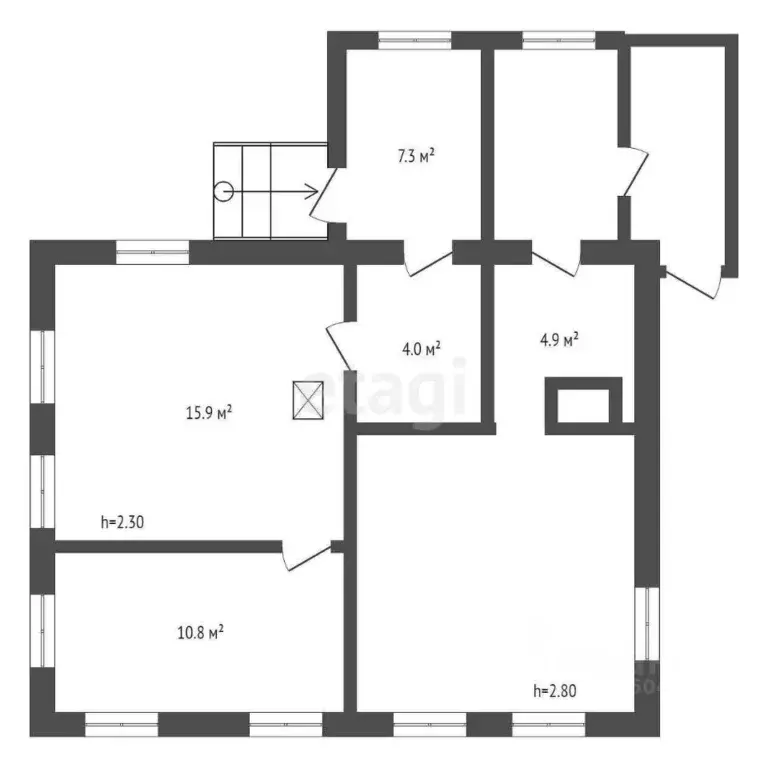 2-к кв. Забайкальский край, Чита ул. Николая Островского, 39 (37.9 м) - Фото 1