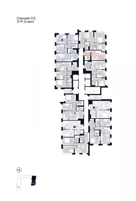 3-к кв. Москва Лодочная ул., 27К2 (78.5 м) - Фото 1