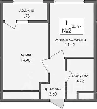1-к кв. Крым, Алушта ул. Ялтинская, 2 (36.0 м) - Фото 2