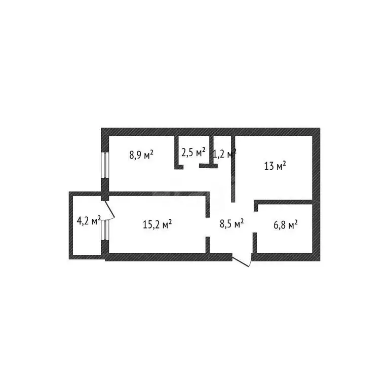3-комнатная квартира: Салават, Северная улица, 30 (58.1 м) - Фото 1