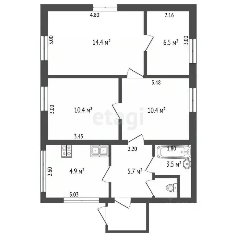 Дом в Пензенская область, Нижний Ломов Юго-Западный мкр, ул. Иванова, ... - Фото 2