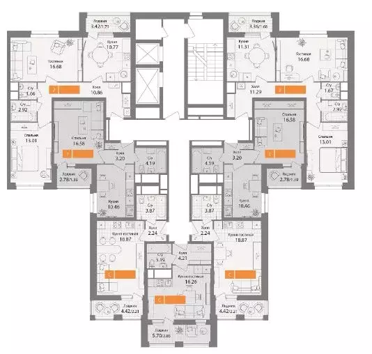 Студия Московская область, Химки Планерный квартал жилой комплекс ... - Фото 2