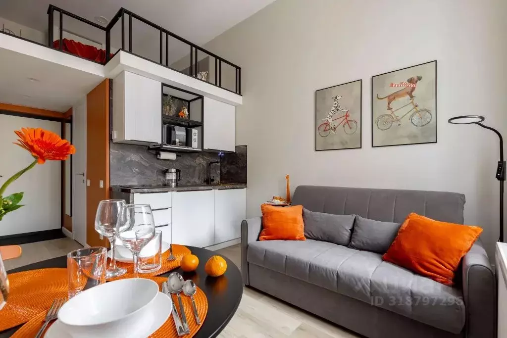 Студия Санкт-Петербург Тележная ул., 21 (20.0 м) - Фото 0