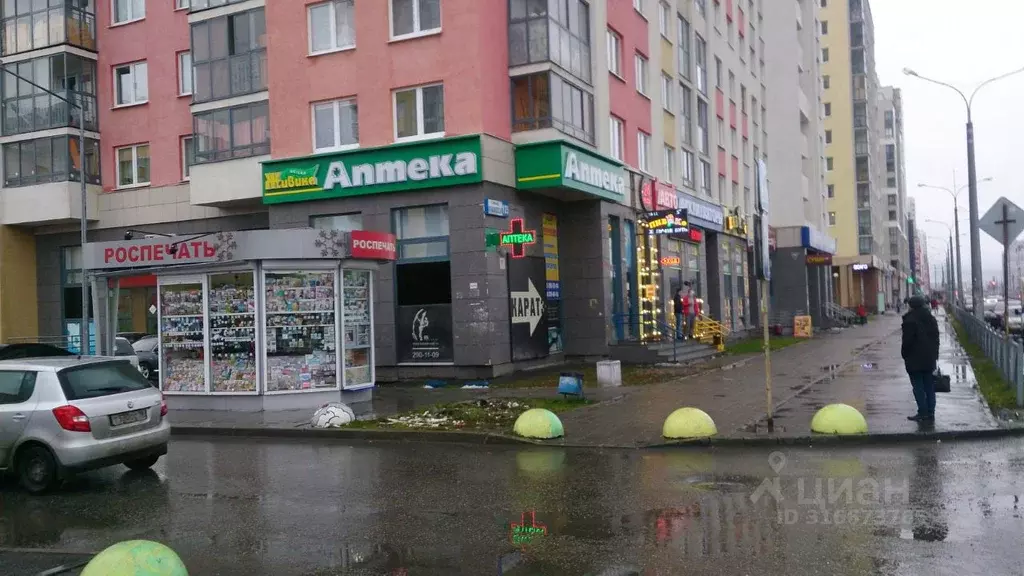 Торговая площадь в Свердловская область, Екатеринбург ул. Краснолесья, ... - Фото 0