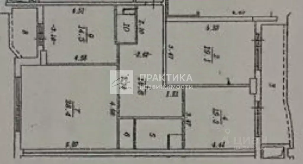 Квартира, 3 комнаты, 102.2 м - Фото 2