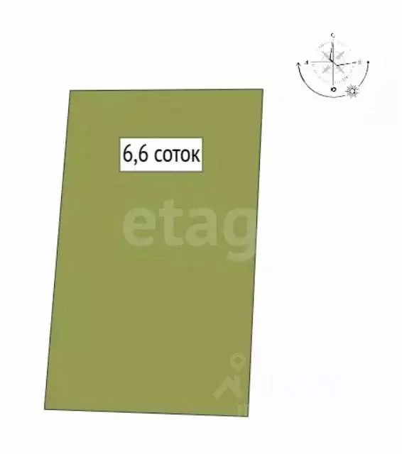 Участок в Воронежская область, Борисоглебск Юбилейная ул., 16 (6.6 ... - Фото 2