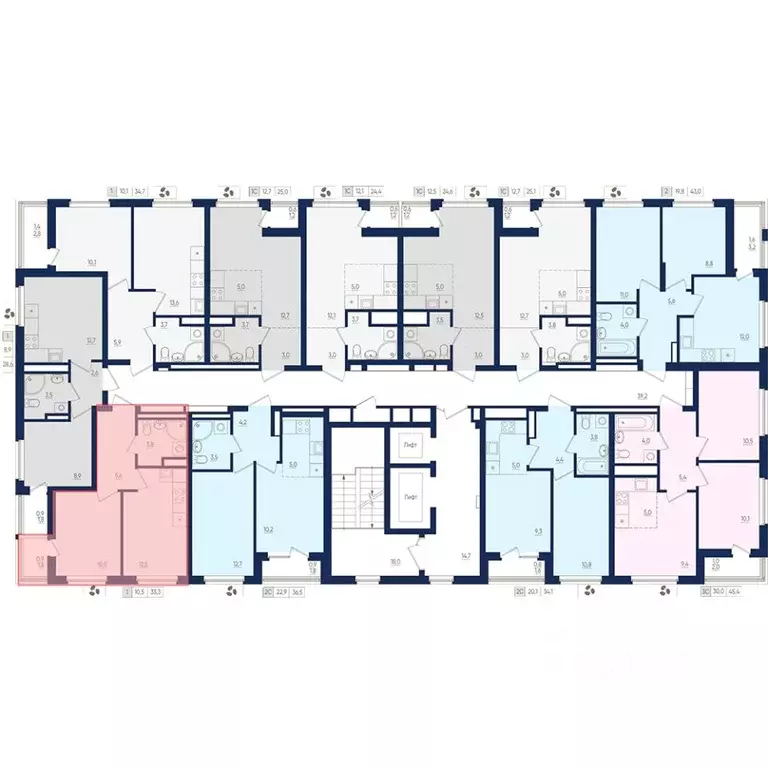 1-к кв. Башкортостан, Уфа бул. Яркий (33.3 м) - Фото 1