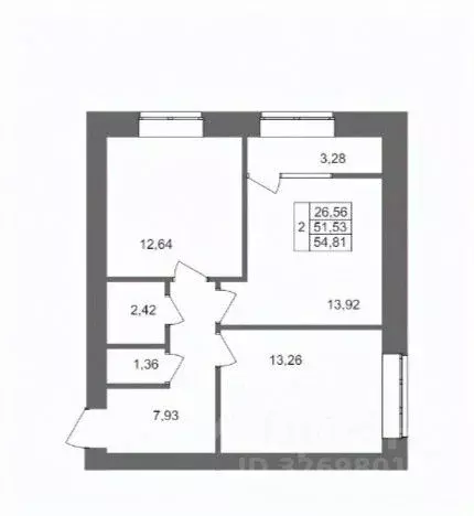 2-к кв. Волгоградская область, Волгоград просп. Маршала Жукова, 31 ... - Фото 1
