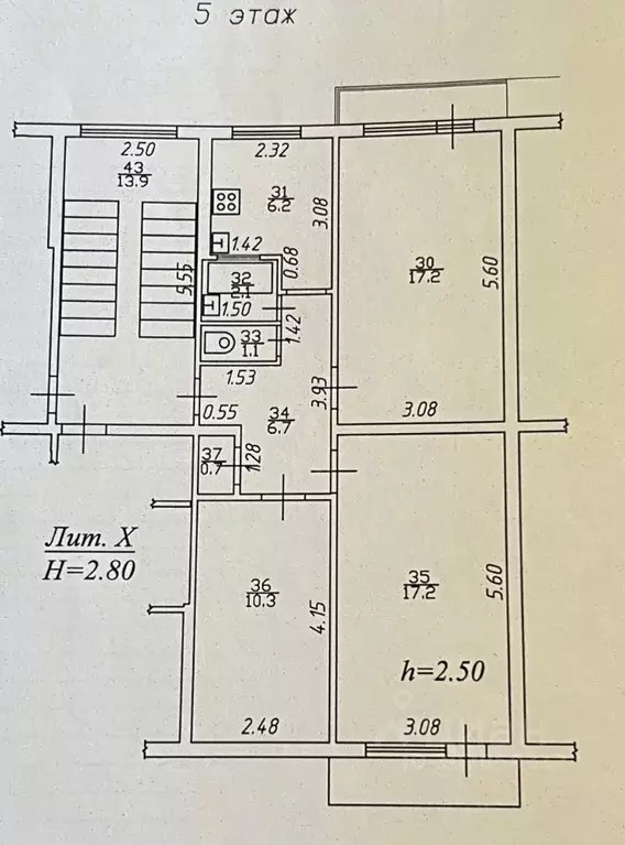 3-к кв. краснодарский край, краснодар старокубанская ул, 117 (65.0 м) - Фото 1