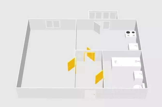 1-к кв. Сахалинская область, Холмск ул. Некрасова, 20Б (34.3 м) - Фото 2