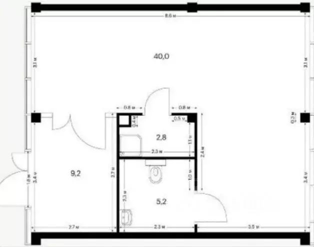 Помещение свободного назначения в Московская область, Красногорск ... - Фото 2