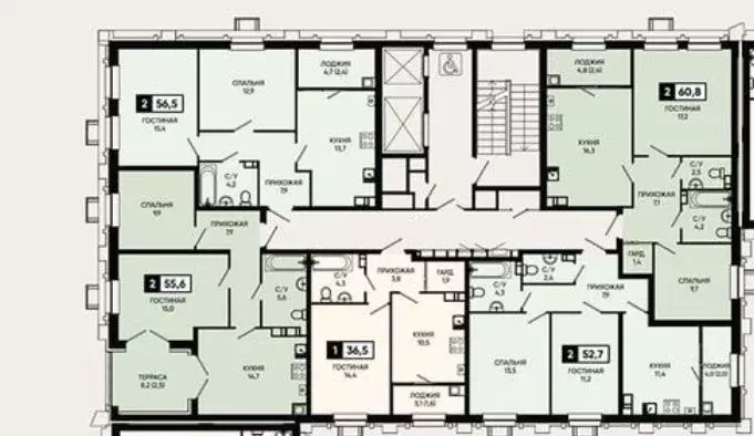 1-к кв. Ставропольский край, Кисловодск городской округ, пос. ... - Фото 2