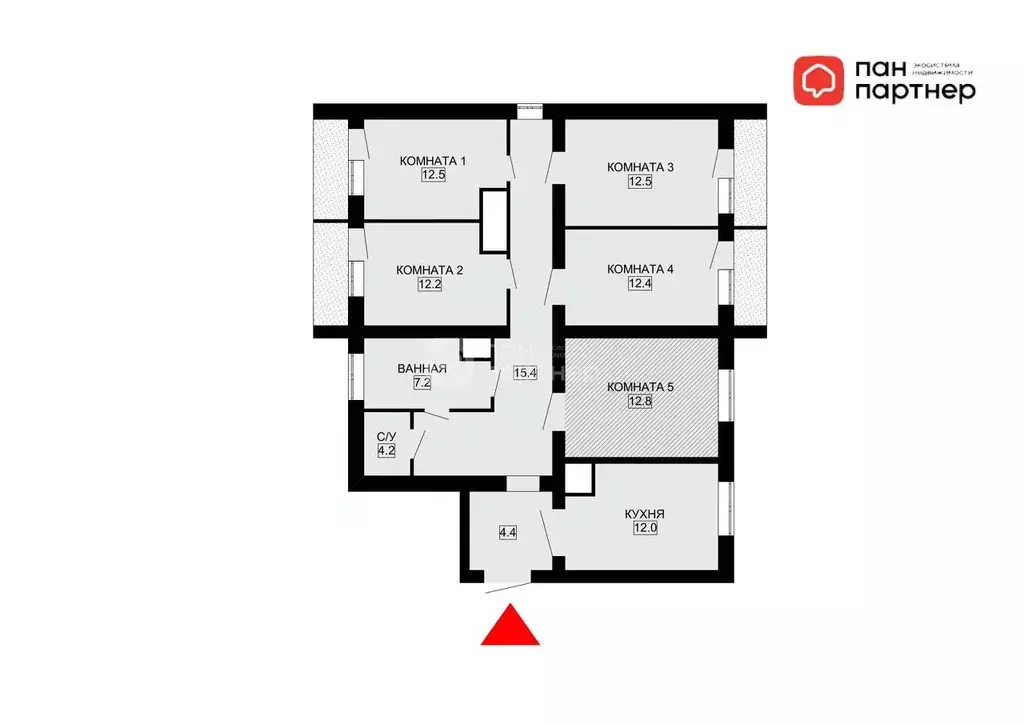 Комната Санкт-Петербург ул. Композиторов, 24К1 (13.0 м) - Фото 2