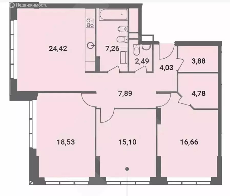 4-комнатная квартира: Москва, Шмитовский проезд, 39с5 (105 м) - Фото 2
