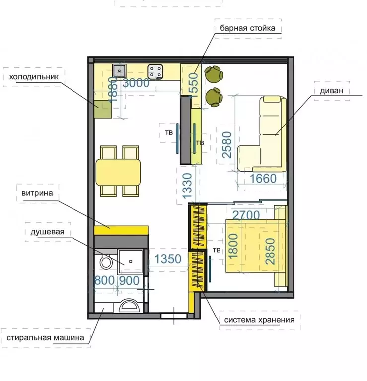 Продаётся 2-к квартира, 50 м - Фото 1