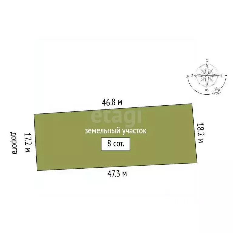 Участок в Севастополь Нахимовский р-н, Качинский муниципальный округ, ... - Фото 2