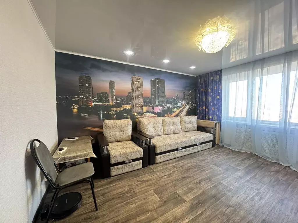 Квартира, 1 комната, 34.79 м - Фото 1