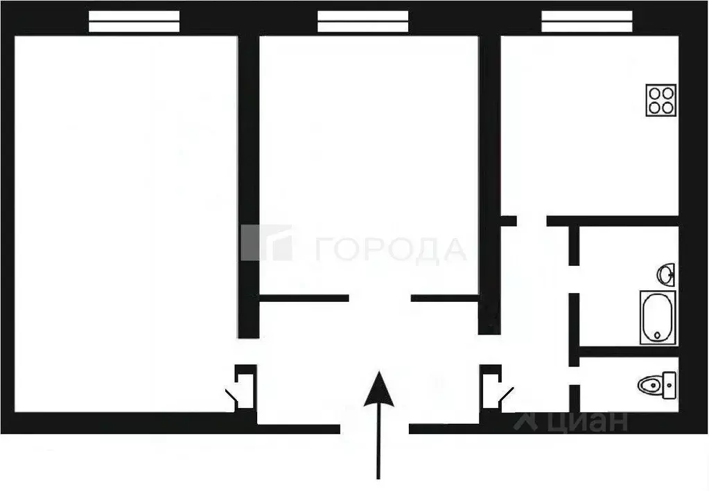 2-к кв. Алтайский край, Барнаул просп. Ленина, 105/26 (54.6 м) - Фото 1