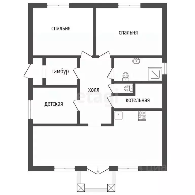 Дом в Ростовская область, Неклиновский район, с. Новобессергеневка ул. ... - Фото 2