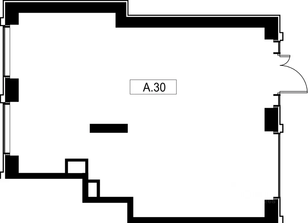 Помещение свободного назначения в Москва Вишневая ул., 7 (54 м) - Фото 1