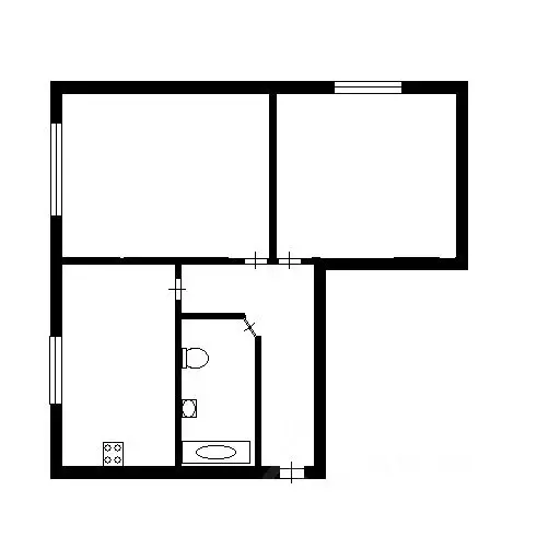 2-к кв. Татарстан, Казань ул. Габдуллы Кариева, 8 (50.0 м) - Фото 1