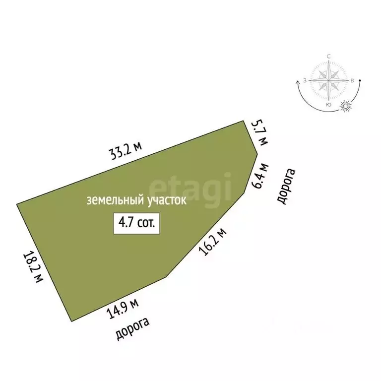 Участок в Севастополь ш. Фиолентовское (4.73 сот.) - Фото 2