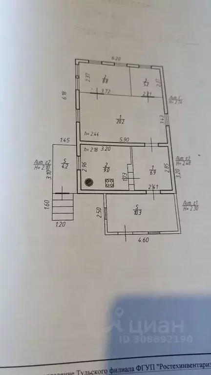 Дом в Тульская область, Тула ул. Карла Маркса, 150 (60 м) - Фото 0