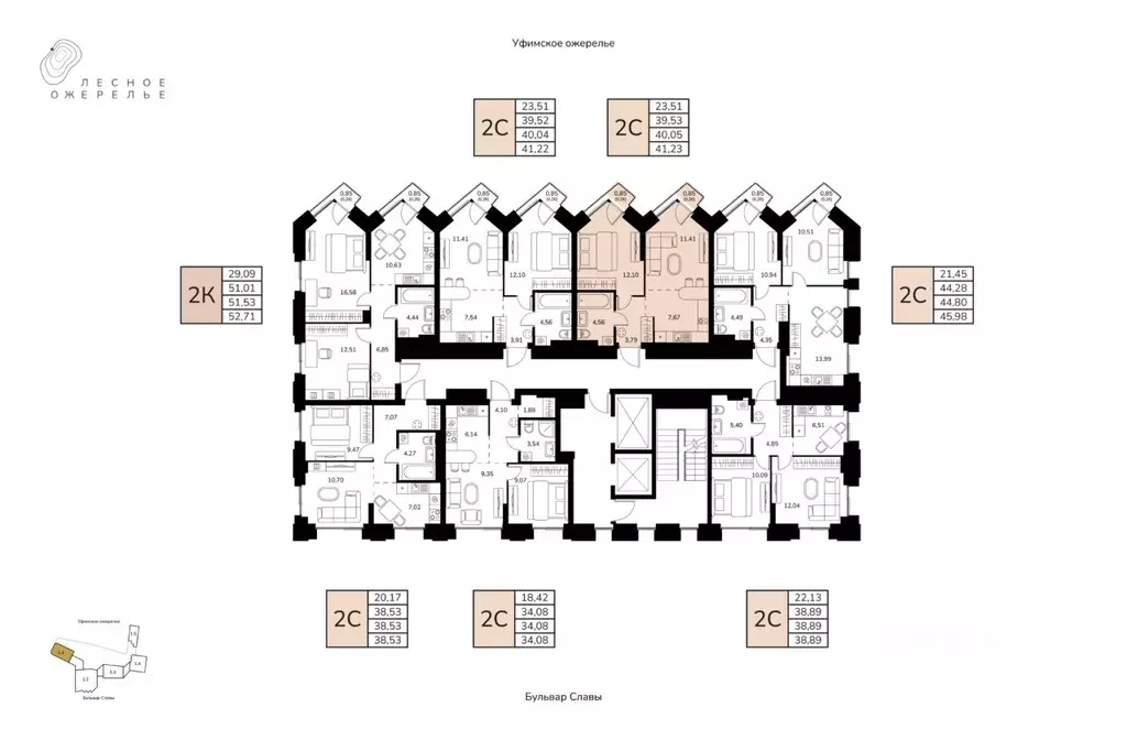 2-к кв. Башкортостан, Уфа ул. Чудинова (40.05 м) - Фото 1