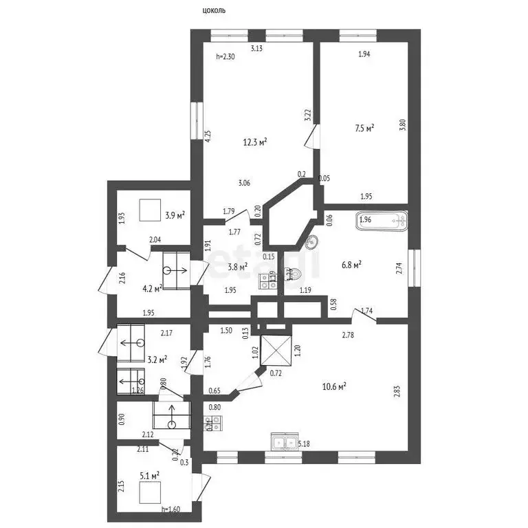 Дом в Тамбов, улица Карла Маркса (48.4 м) - Фото 1