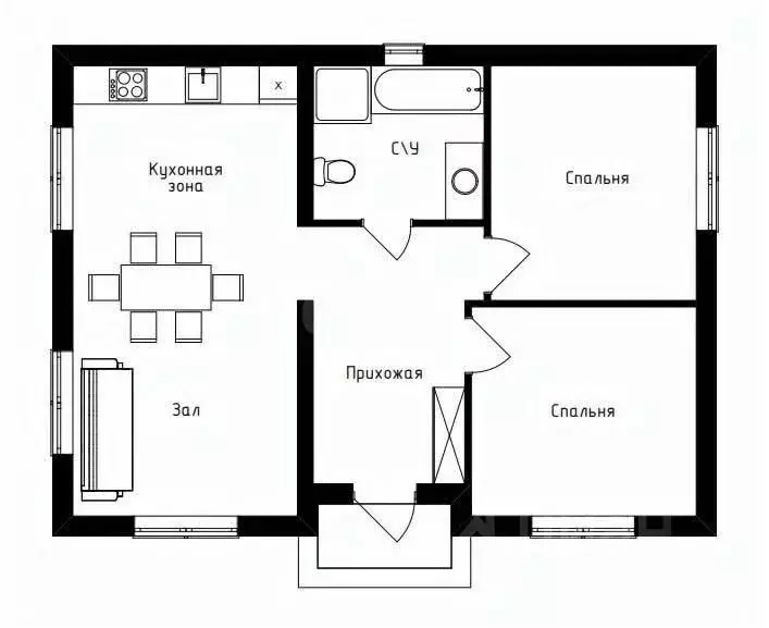 Дом в Калининградская область, Гурьевский муниципальный округ, пос. ... - Фото 2