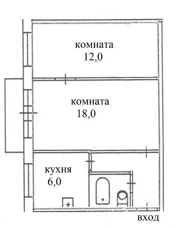 2-к кв. Красноярский край, Красноярск ул. 60 лет Октября, 75 (45.0 м) - Фото 0