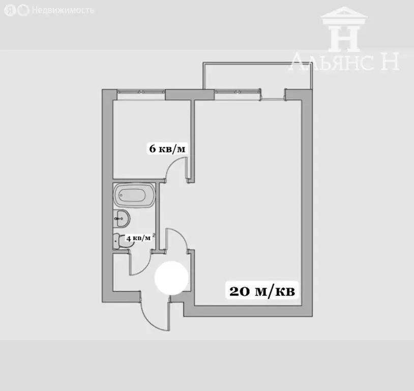 1-комнатная квартира: Вилючинск, улица Победы, 23 (30.6 м) - Фото 2