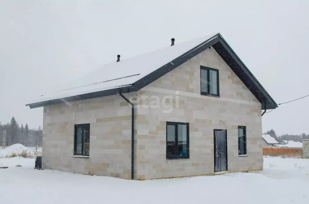 Дом в Пермский край, д. Устиново ул. Злотникова (120 м) - Фото 1