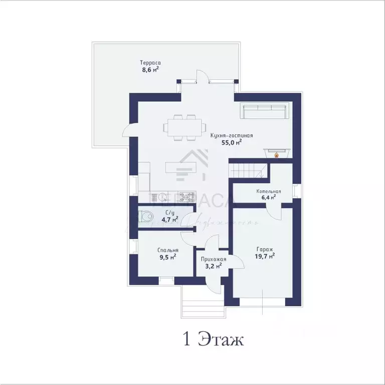 Дом в Ленинградская область, Гатчинский муниципальный округ, Вайя кп ... - Фото 2