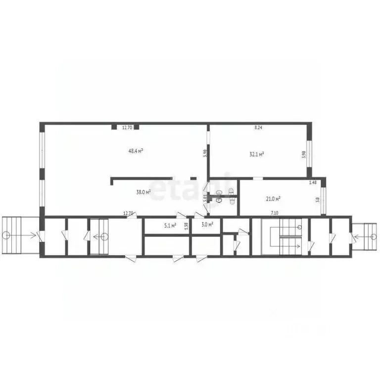 Торговая площадь в Ямало-Ненецкий АО, Новый Уренгой Оптимистов мкр, ... - Фото 2