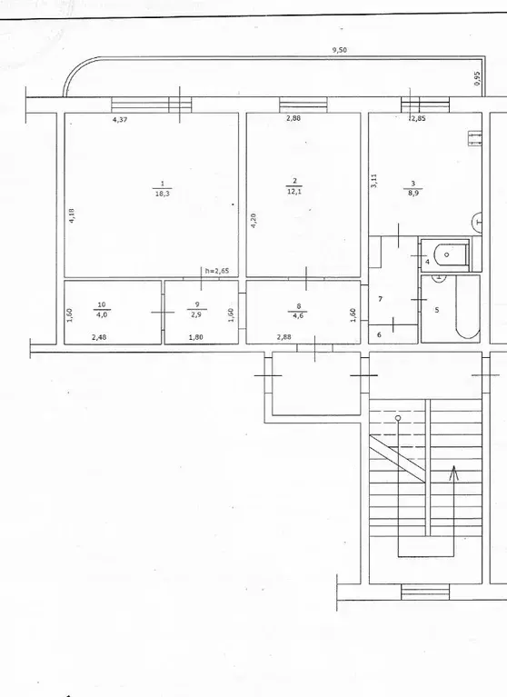 2-к кв. Пермский край, д. Кондратово ул. Садовое Кольцо, 1 (57.3 м) - Фото 1