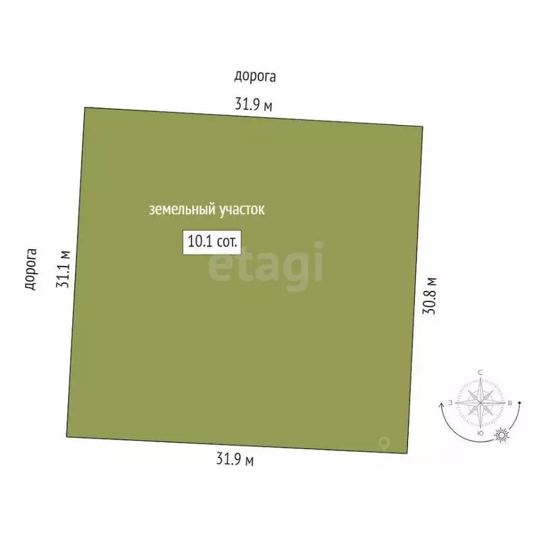 Участок в Тюменская область, Тюмень Поле Чудес-2 садовое товарищество, ... - Фото 1