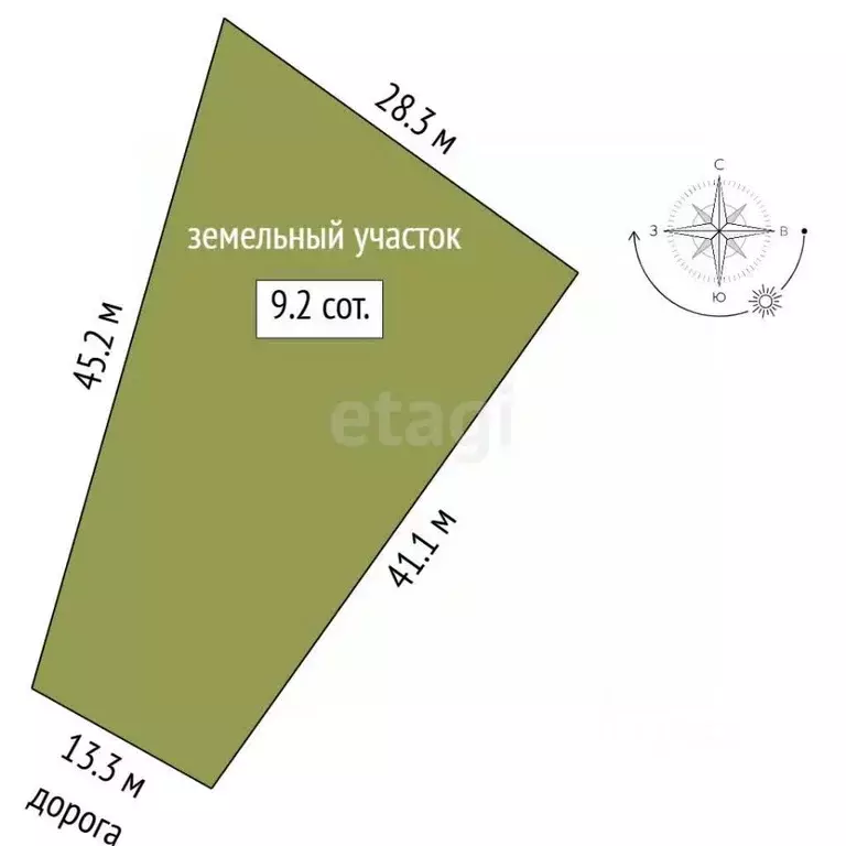 Участок в Саха (Якутия), Якутск ул. Три Сосны, 65/5 (9.2 сот.) - Фото 2
