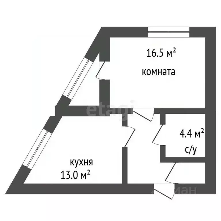 1-к кв. Воронежская область, Воронеж бул. Содружества, 1 (42.5 м) - Фото 2