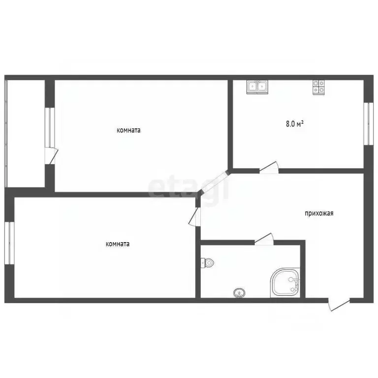 2-к кв. Саратовская область, Балашов ул. Ленина, 38 (51.1 м) - Фото 2