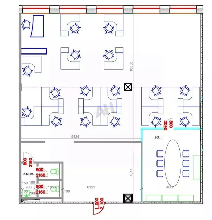 Помещение свободного назначения в Москва ул. Маршала Прошлякова, 30 ... - Фото 2