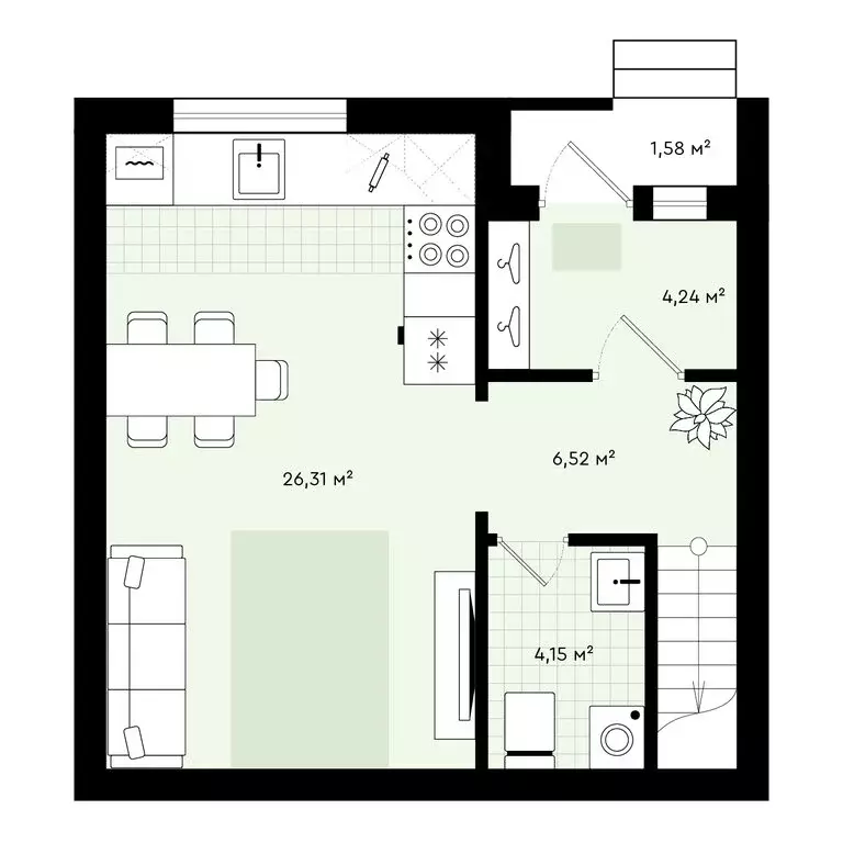 2-комнатная квартира: Тюмень, улица Алексея Рогожина, 33 (81.08 м) - Фото 0