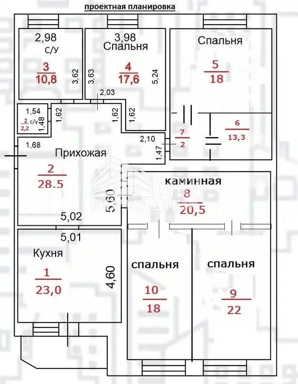 3-к кв. Воронежская область, Воронеж Советская ул., 19 (176.0 м) - Фото 1