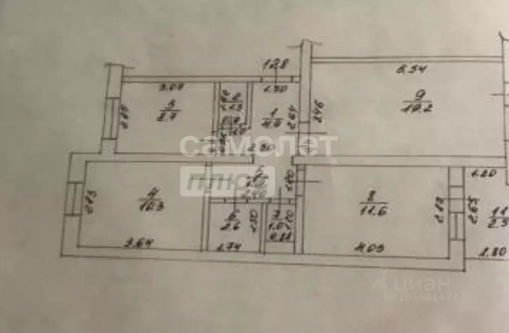 3-к кв. Краснодарский край, Анапа ул. Ленина, 181 (66.1 м) - Фото 2