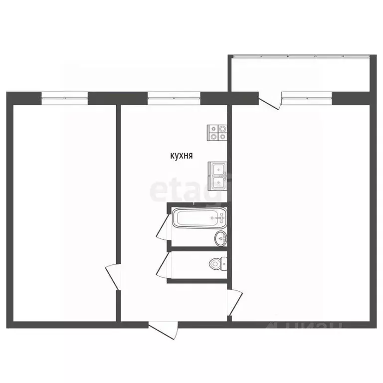 Комната Смоленская область, Сафоново 2-й мкр, 13 (16.9 м) - Фото 1
