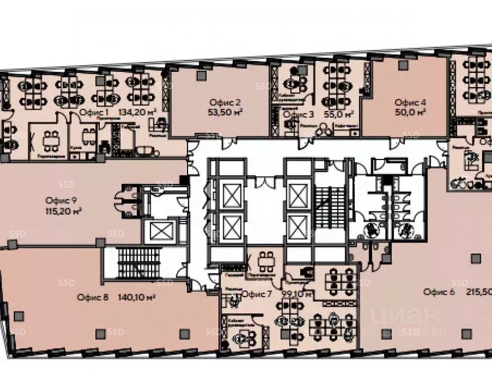 Офис в Москва ул. Обручева, 23С1 (1052 м) - Фото 1