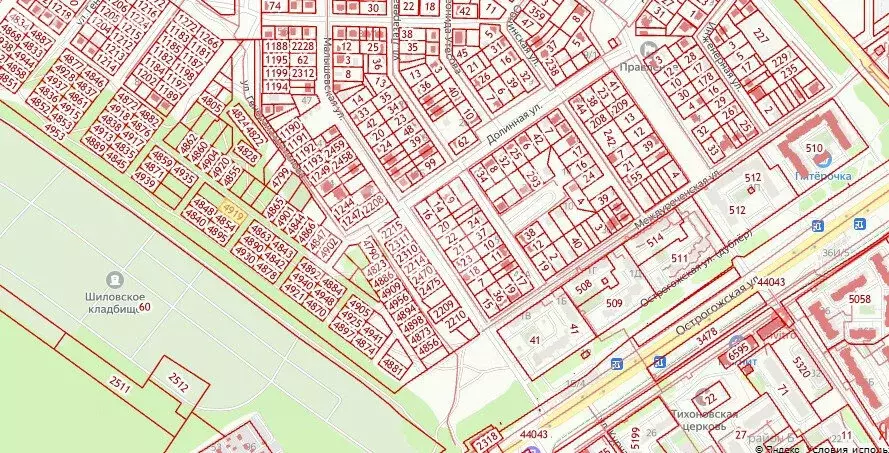 Участок в Воронеж, микрорайон Шилово (8 м) - Фото 0